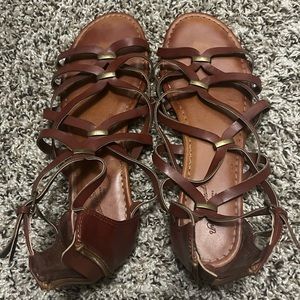 Woman’s Gladiator Sandals - Size 8